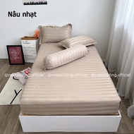 Vỏ gối ôm Cotton 3F phong cách Khách Sạn REE Bedding mềm mịn thoáng mát