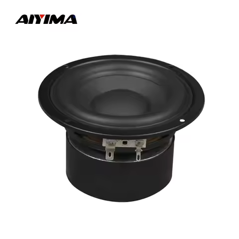 AIYIMA 4 Inch Subwoofer Speaker 4 8 Ohm 45W Woofer Speaker Long Stroke Bass Sound Loudspeaker DIY 2.
