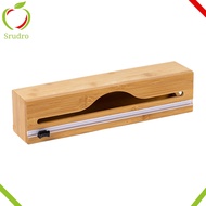 Mess-free Film Cutter Safe Plastic Wrap Dispenser Food Film Cutter Plastic Wrap Dispenser with Slide