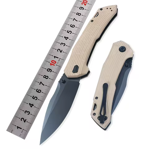 Free Wolf FT0656 CPM-M4 Folding Knife G10 Handle Bearing EDC Outdoor Camping Fishing Survival Kitche