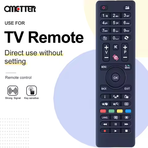 for FINLUX Tele-funken TV Remote Control RC4849 RC4870 RC4875 RM-C1247 FIN22DVDBK DLED43287FH SM32-2