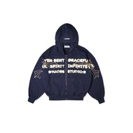 HADES HEAVENS CALL HOODIE ZIP (BLUE NAVY)