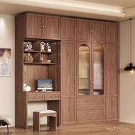 New Wardrobe Combination Cabinet Bedroom Four-Door Small Apartment Household Integrated Dressing Tab
