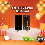 【Original Part】Sharp Aquos R5G LCD Screen + Touch Digitizer  Genuine Display  Replacement Set  Teste