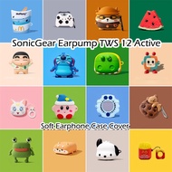 READY STOCK! For SonicGear Earpump TWS 12 Active Case Cute Anime cartoon styling Soft Silicone Earphone Case Casing Cover NO.3