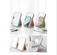 6-Inch Mirrors Tabletop Vanity Makeup Mirror Two-Sided Swivel Desk Mirror One Side 3X Magnification (Desktop Pink)