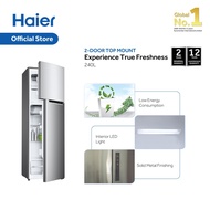 Haier 2 Doors Refrigerator 240L / Fridge HRF-238H / HRF238H