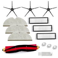 Replacement Main Side Brush Hepa Filter Mop Cloth Set for S6 Pure S6 E4 S4 Max S6 MaxV S5 S5 Max S4 