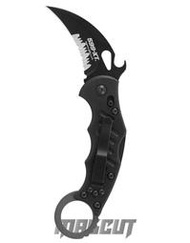 ［刀光劍影］~世界品牌FOX FX-599XTS KARAMBIT/Cerakote 黑色塗層 Back Lock 背鎖