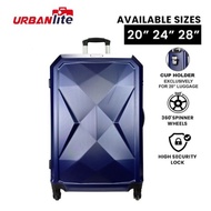 (SG Ready Stock)Urbanlite RUBIK 24 inch Luggage 360° Spinner Wheels ABS Hard case- ULH9919(Universal Traveller)