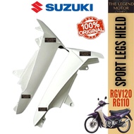 SUZUKI RG110 RGV RGV120 RGV 120 RG 110 SPORT LEGSHIELD KEPOK PUTIH SIDE COVER CAVER KEPUK KEPAK TEPI