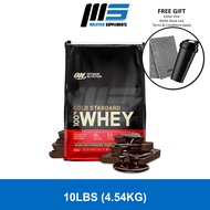 Optimum Nutrition Gold Standard Whey, 10lbs - 100% Whey Protein Powder, Lean Muscle, Recovery