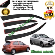 Nissan March 4-door Premium Quality car gutter