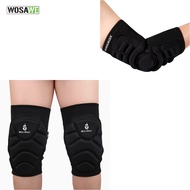WOSAWE Aldults Elbow Knee Pads MTB DH Bike Cycling Protection Set Motorcycle Dancing Knee ce Support Gear Protector Guards