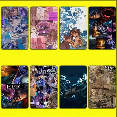 Music E-Epic The Musical Card Stickers For Debit Bank Credit Cards Metro Bus Pass Sticker Decoration