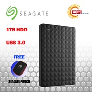 2024 [ NEW ] Seagate Expansion 1TB Portable Drive - Black (STEA1000400)