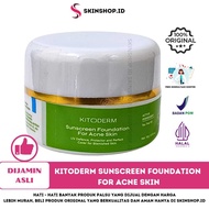 Kitoderm Sunscreen Foundation For Acne Skin 10g Original BPOM-Recognized Acne-Prone Skin Foundation/