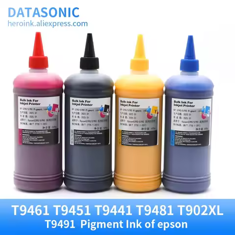 500ml WF-C5390 C5290 C5890 Pigment Ink Compatible For Epson C5790 C5210 5710 C5810 C5310 T11D1 T11C1