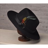 BRIM MEDIUM WOOL IMPORTED FEDORA HAT