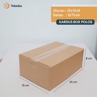 ( ISI 20 ) Kardus Packing Polos 25 x 15 x 8 cm - Tokodus Pagarsih