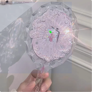 กระจกแต่งหน้า Flower Know สีชมพูและสีน้ำเงิน