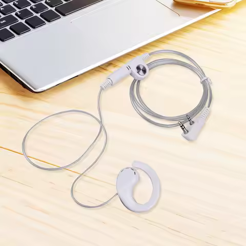 Walkie Talkie Earpiece Headset Comfortable Earphone Earpiece PTT MIC Accessories for BAOFENG KENWOOD