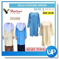 Falcon MRSM Biru and Beige Baju Kurung Kain Licin Koshibo Sekolah Rendah Menengah K2250 & K270EX