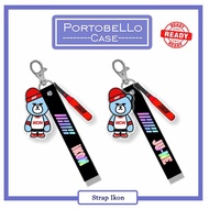 [STRAP] iKon krunk & lightstick lanyard hologram laser BI june