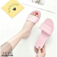 G-1450 Comfortable Flat Sandals Pastel Colors Lightweight