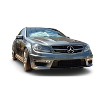 Mercedes Benz C Class W204 S204 C63 AMG Style Side Skirt Skirts