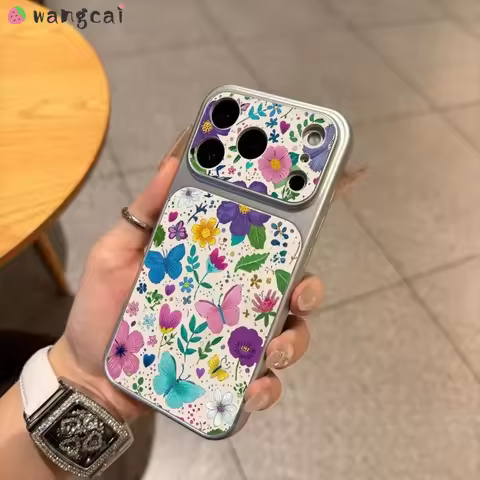 PU Leather Phone Case For Honor 60 Magic 8 7 6 Pro 5 4 Lite 5G 4G Colorful Butterfly Flower Soft Cov