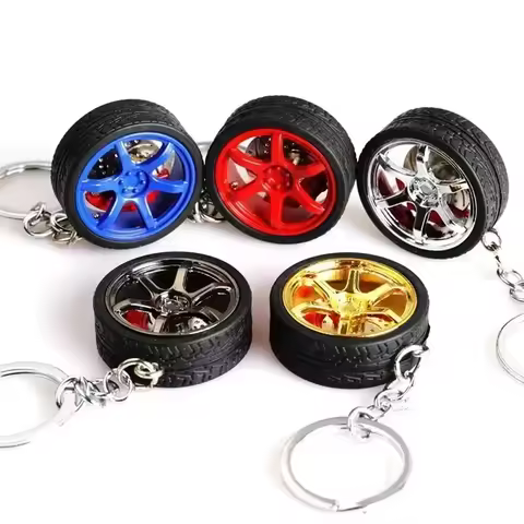 Car Wheel fashion KeyChain for Audi Sline RS3 RS4 RS5 RS6 RS7 A3 A4 A5 A6 A7 A8 Q2 Q3 Q5 Q7 TT S3 S4