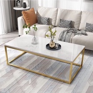 Extra LONG! 140cm Rectangular Coffee Table Wooden Marble Design Hall Table Living Room Coffee Table 