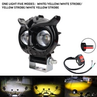 2pcs LAMPU TEMBAK LASER FOGLAMP SQL 3 MATA SUPER BRIGHT 60w high low mini driving lampu tembak laser