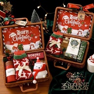 S-T➰Christmas Gift for Girls High-Grade Feeling Christmas Eve Gift for Girlfriend High-End Christmas Rattan Gift Box for