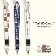 We Bare Bears Strap Lanyard Long Keychain Strap ID Card