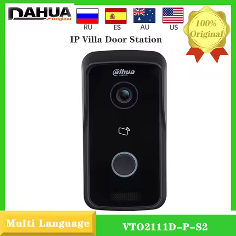 Original Dahua VTO2111D-P-S2 PoE IP Villa Door Station Supports two-way Voice Call、P2P、Tamper Alarm、