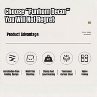 【Funhom Decor】[SG Stock]Installation Free Shoe Cabinet Foldable Shoe Rack Space-Saving Shoe Organize