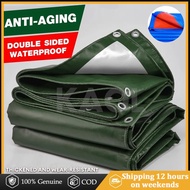 Tarpaulin Canvas Canopy Waterproof Sunshade Net Insulation Tarp Cloth Rainproof Camping Tent