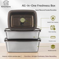 304 Stainless Steel Container Food Storage with Lid Fresh-Keeping Storage Box  飯盒不銹鋼 保鲜盒