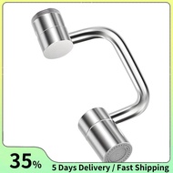 Flexiflow 1080°Rotatable Faucet Aerator, Rotating Faucet Extender, U Shape Faucet Extender for Bathr