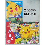 Pokemon ABC Writing Workbooks Suku Kata Reading Books Activity Books Early Learning Kindergarten Boo