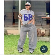 (Unisex) BARREL Thick Baggy Curve Jeans BIG Size 27-42