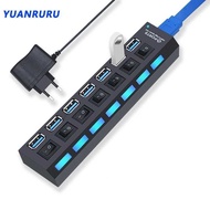 USB Hub 7 Port USB 3.0 High Speed Extender