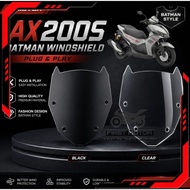 WINDSHIELD QJMOTOR AX200S AX 200 S AX200 S WINDSHIELD BATMAN STYLE ACCESSORIES ACCESSORY MODIFIED MO