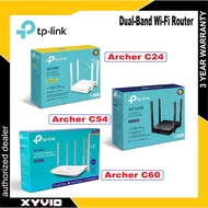TP-LINK Dual Band Wifi Router Archer C24 / C54 / C60 / C64 / C6 / C80 AC1900 Wireless MU-MIMO Wi-Fi 