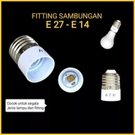 / Converter Fitting E27 to E14 Land Outside E27 - Land Inside E14 ATN