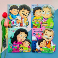 MOMMY HAPPY Buku cerita kanak kanak bahasa melayu, bahasa inggeris, jawi | buku cerita comel