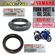 【Barang tempat】R25 V1 V2 Fork Oil Dust Seal Front Fok Getah Rubber 45P-F3144-00 45P-F3145-00 100% Or