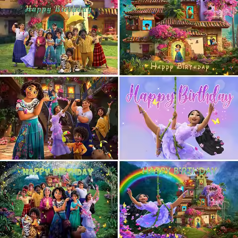 Encanto Children's Birthday Party Photo Photography Background Cloth Photo Studio Decoration Backgro